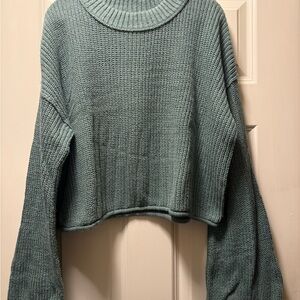 Wild Fable Sea Green Turtleneck Sweater